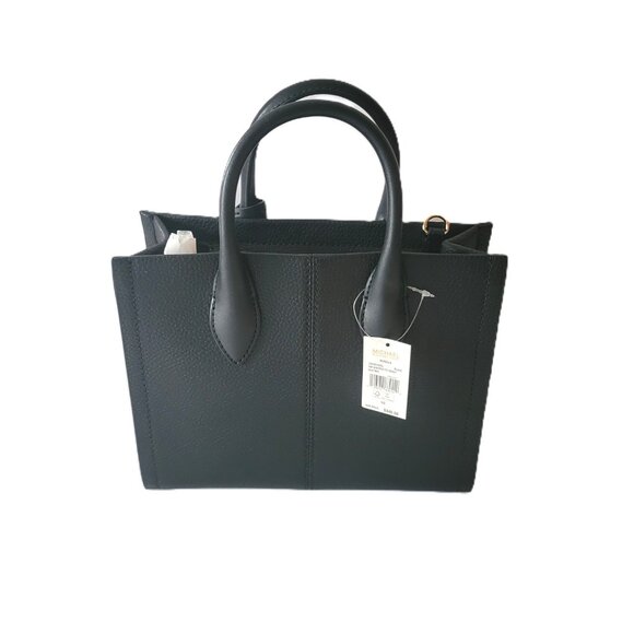 Michael Kors Mirella Small Shopper Top Zip Crossbody Handbag Black - Picture 4 of 7